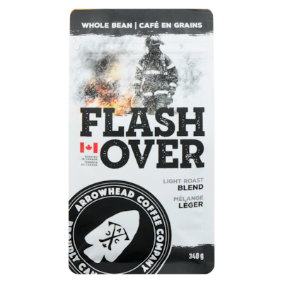 Arrowhead Mills 100% Roasted Coffee Whole Bean Flashover Light Roast Blend 340 g, $5.88/100g
