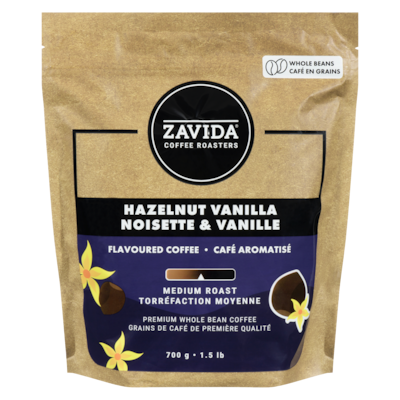 Zavida Grains de café de première qualité torréfaction moyenne 700 g, 3,86 $/100g