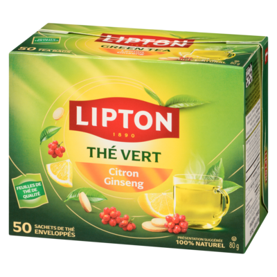 Thé vert citron ginseng