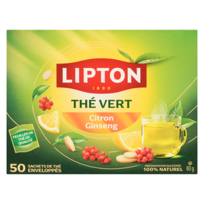 Thé vert citron ginseng
