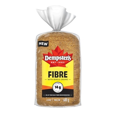 Dempster’s Fibres avec grains entiers 600 g, 0,75 $/100g