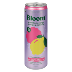 BLOOM Caffeinated Energy Drink Raspberry Lemon 355 ml, $0.85/100ml