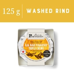 Alexis Portneuf Soft Surface Ripened Triple Cream La Sauvagine Cheese 125 g, $6.79/100g