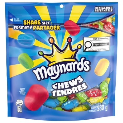 Maynards Chews Soft & Chewy Candy 230 g, $2.69/100g