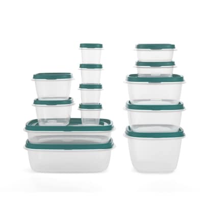 Rubbermaid Contenants pour rangement alimentaire EasyFindLids de , ensemble de 26 pièces 26 ea, 0,69 $/1ch