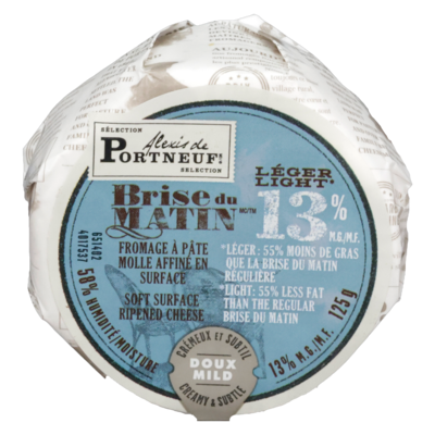 Alexis de Portneuf Fromage à pâte molle affiné en surface doux 13% m.g. 125 g, 4,79 $/100g