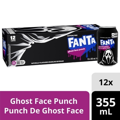 FANTA Ghost Face Punch Soda Soft Drink 12x355.0 ml, $0.21/100ml