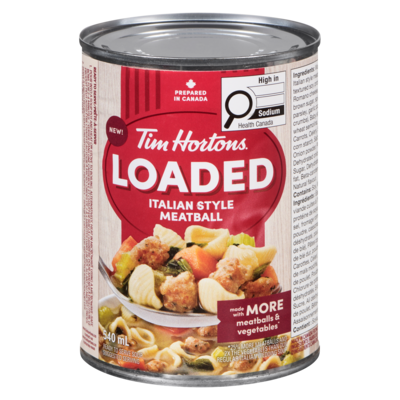 Tim Hortons Ready To Serve Soup Loaded Italian Style Meatball 540 ml, $0.65/100ml