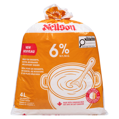 Neilson Milk Product 6% M.F. 4 l, $0.22/100ml