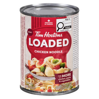Tim Hortons Ready To Serve Soup Loaded Chicken Noodle 540 ml, $0.65/100ml