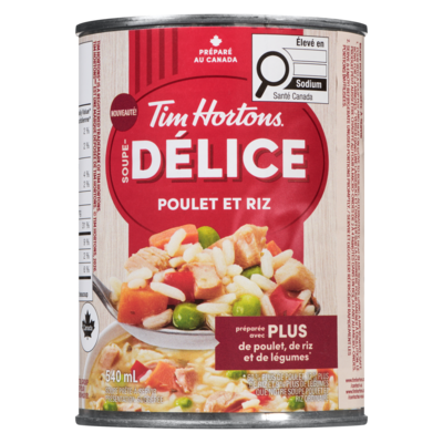 Soupe prête-à-servir soupe-délice poulet et riz