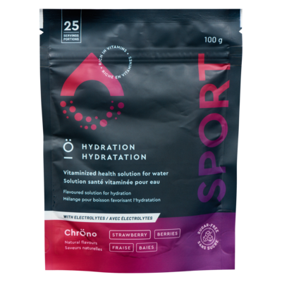 O Hydration Vitaminized Health Solution For Water Chröno Strawberry Berries 100 g, $16.99/100g