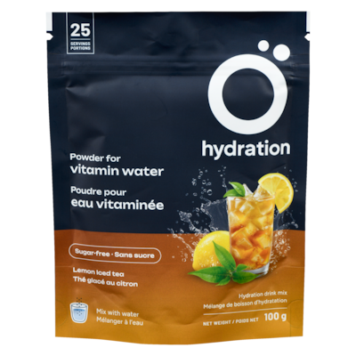 O Hydration Hydration Drink Mix Lemon Iced Tea 100 g, $16.99/100g