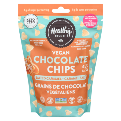 Healthy Crunch Vegan Chocolate Chips Salted Caramel 283 g, $3.35/100g