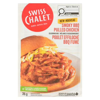 Swiss Chalet Mélange d'assaisonnement poulet effiloché bbq fumé 36 g, 8,31 $/100g