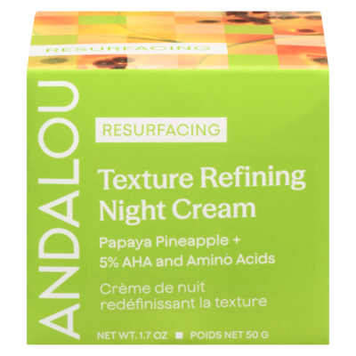 Andalou Naturals Texture Refining Night Cream Resurfacing 50 g, $59.98/100g