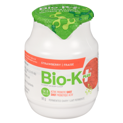 Bio-K Plus Active Probiotic Shot Strawberry 98 g, $2.85/100g