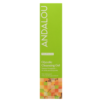 Gel nettoyant avec acide glycolique resurfacing