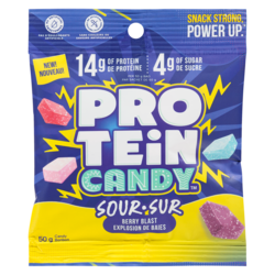Protein Candy Candy Berry Blast Sour 50 g, $9.98/100g