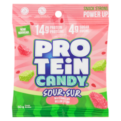 Protein Candy Bonbon melon d'eau sur 50 g, 9,98 $/100g
