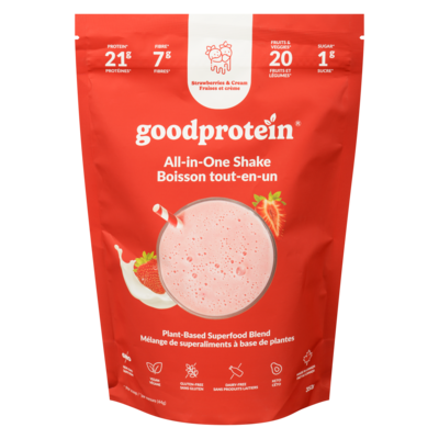 GOOD PROTEIN All-In-One Shake Strawberries & Cream 352 g, $10.51/100g