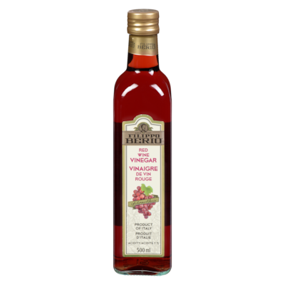 Filippoberio Red Wine Vinegar 500 mm, $1.20/100ml