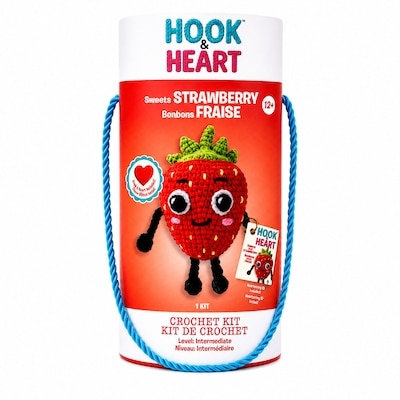 null Hook & Heart Crochet Kit - Shy Strawberry 1 ea, $20.00/1ea