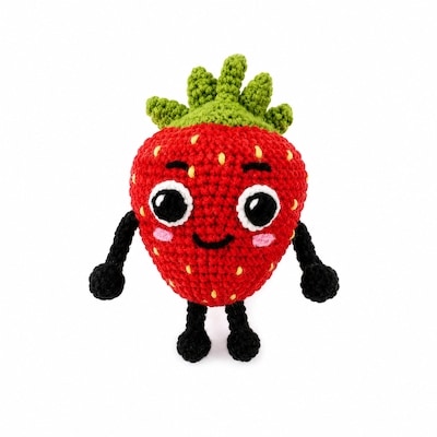 Hook & Heart Crochet Kit - Shy Strawberry