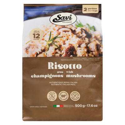Savi Gourmet Authentic Italian Meal Risotto With Mushrooms 500 g, $1.60/100g