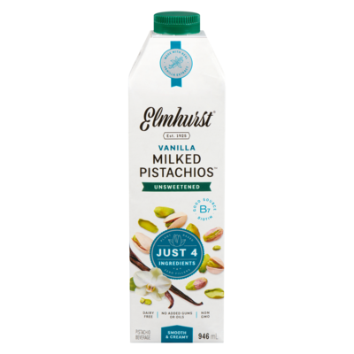 Elmhurst Pistachio Beverage Vanilla Unsweetened 946 ml, $1.48/100ml