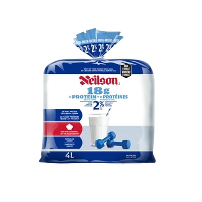 Neilson Breuvage 18g de protéines 2% 4 l, 0,36 $/100ml