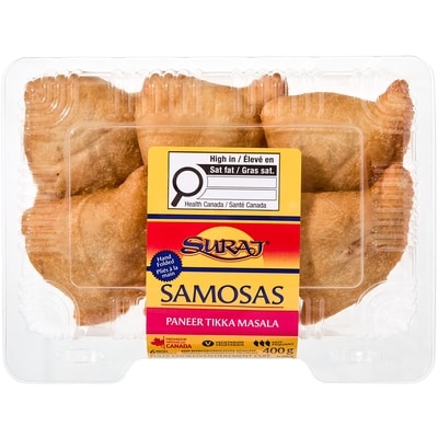 Suraj Samosas paneer tikka masala 400 g, 1,88 $/100g