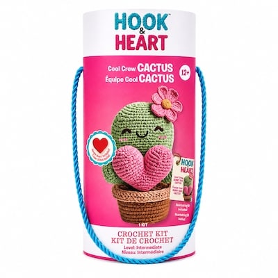 null Hook & Heart Crochet Kit - Heart Cactus 1 ea, $20.00/1ea
