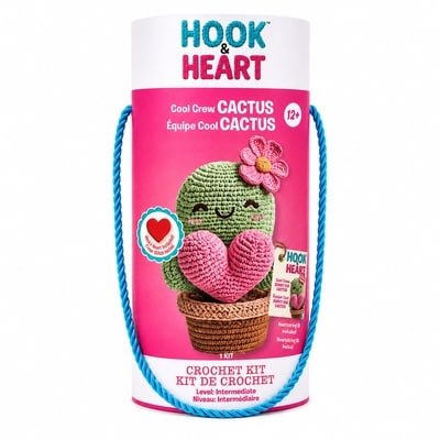 null Kit de Crochet Hook & Heart - cactus adorable 1 ea, 20,00 $/1ch