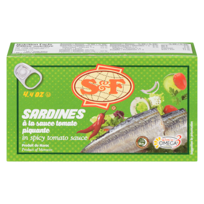 S&F Sardines In Spicy Tomato Sauce 125 g, $1.83/100g