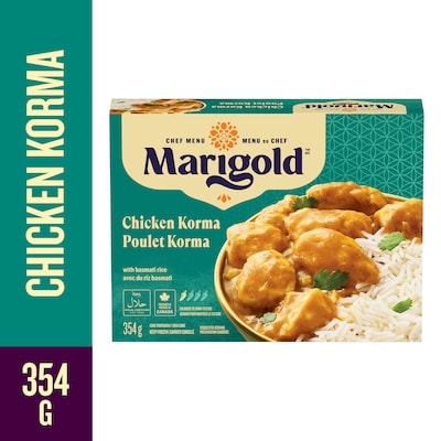 Marigold Repas surgelé de poulet korma MARIGOLD 354 g, 2,26 $/100g