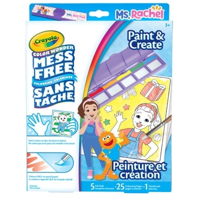 Crayola Color Wonder Paint & Create Set - Ms. Rachel 1 ea, $20.00/1ea