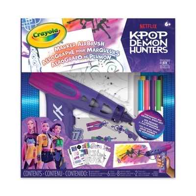 Crayola K Pop Demon Hunters Marker Airbrush Sprayer 1 ea, $35.00/1ea