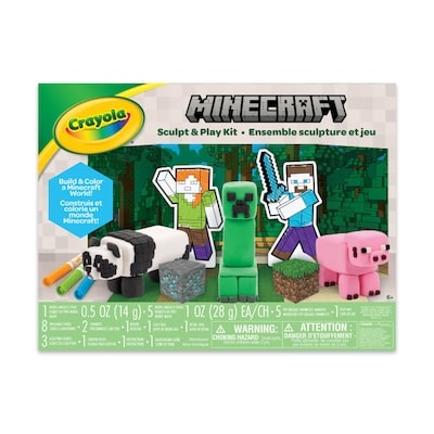 Crayola Minecraft Sculpt & Play Kit 1 ea, $25.00/1ea