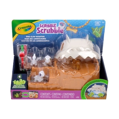 Crayola Scribble Scrubbie Dino Glow Mountain Playset 1 ea, $35.00/1ea