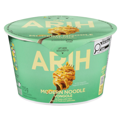 Nouilles instantanées en tasse, vongole 115 g, 3,03 $/100g