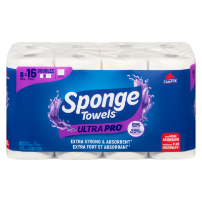 SpongeTowels Towels 2 Ply 8 ea, $3.87/1ea