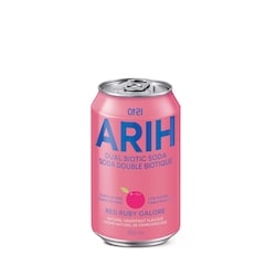 ARIH Dual-Biotic Soda - Red Ruby Galore 355 ml, $0.70/100ml