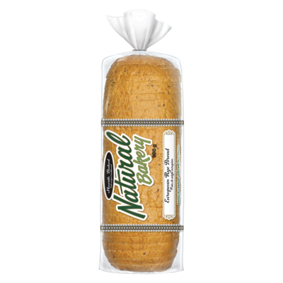Natural Bakery Pain de seigle européen 900 g, 0,78 $/100g