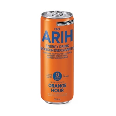 ARIH Energy Drink - Orange Hour 355 ml, $0.70/100ml