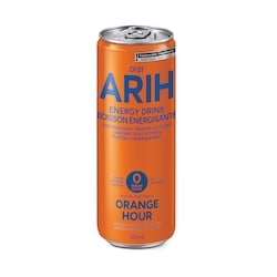 Boisson énergisante – Orange Hour 355 ml, 0,70 $/100ml