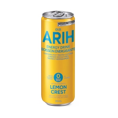 ARIH Energy Drink - Lemon Crest 355 ml, $0.70/100ml