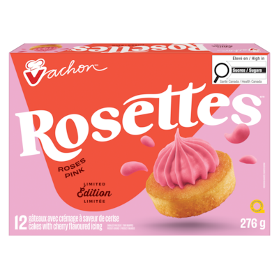 Vachon Gâteaux avec crémage à saveur de cerise pink édition limitée 276 g, 2,17 $/100g