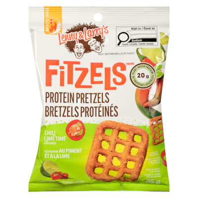 Lenny & Larry's Protein Pretzels Spicy Chili Lime Time Seasoned 85 g, $7.05/100g
