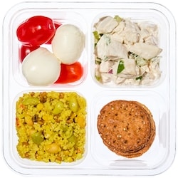 null Chicken Salad & Bocconcini Bento Snack Box 265 g, $2.64/100g
